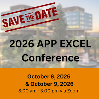 2026 Advanced Practice Provider Excellence through Collaborative Education and Learning (APP EXCEL) Conference Banner